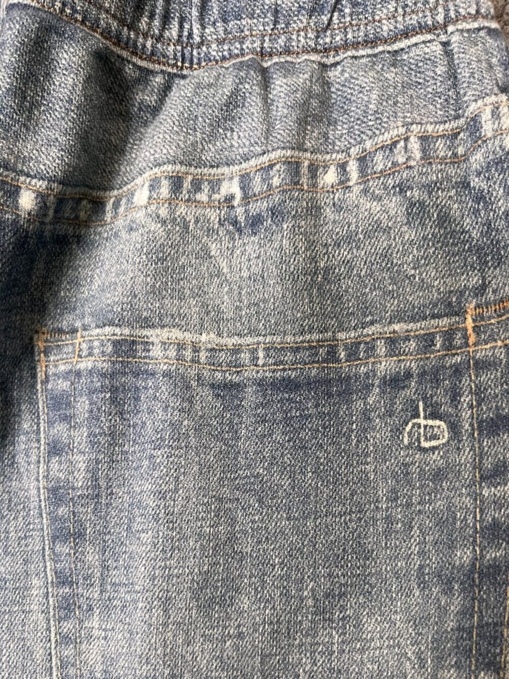 rag & bone Distressed Light Blue Denim Jogger Pants - Picture 8 of 15